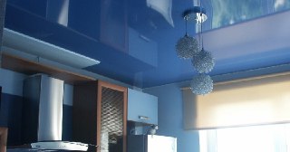 Натяжной потолок на кухню Гатчина, цена от 6397 руб.