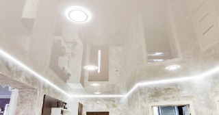 Натяжной ПВХ потолок Гатчина, цена от 2140 руб.